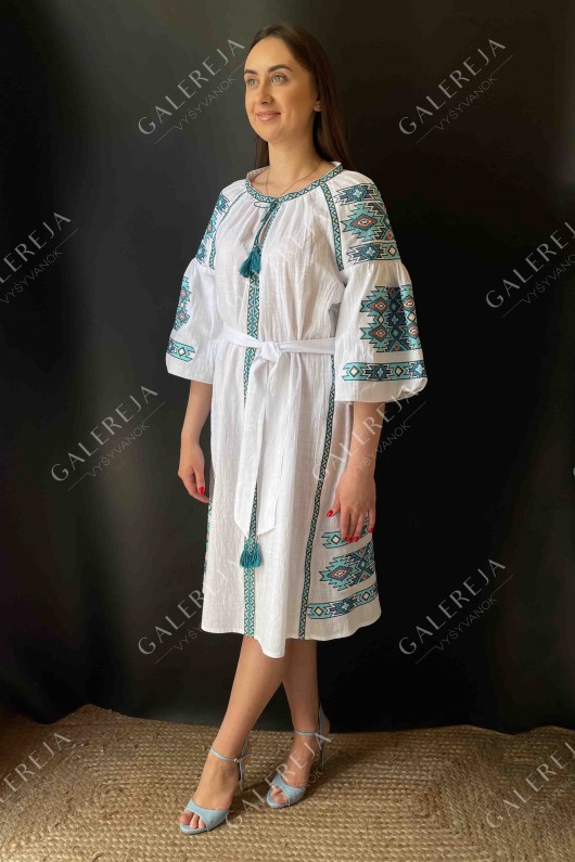 Dress embroidered «ГВ6421»