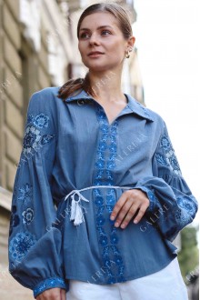 Women's embroidered blouse "ГВ6831"