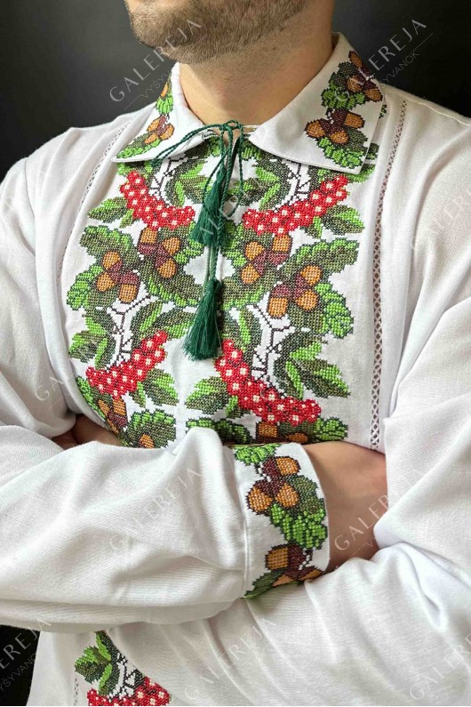 Men's embroidery shirt «GV1141» 