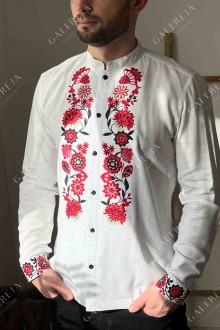 Men's embroidered shirt "Flowers"
