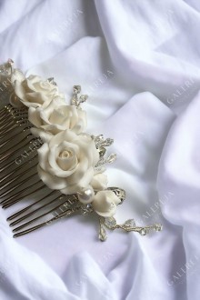 Comb "White Rose"