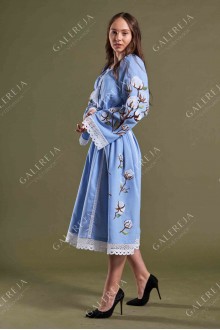 Dress embroidered "Cotton"