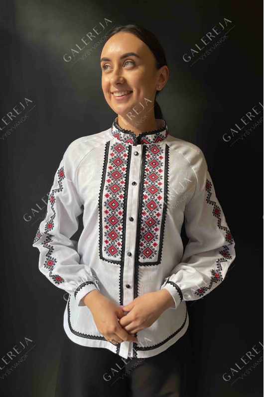 Women's embroidered shirt "Rhombus"