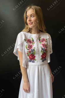 Women's embroidered dress "Exquisite Lily"