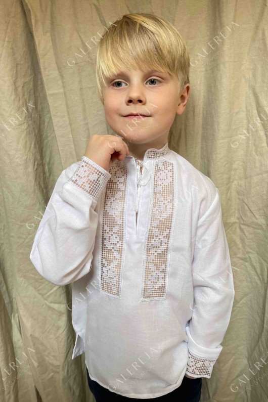 Embroidered shirt for a boy "Unique"
