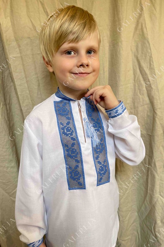 Embroidered shirt for a boy "Unique"
