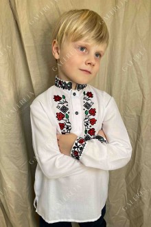 Embroidered shirt for a boy "Flower"