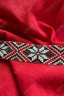 The beaded bracelet is large8