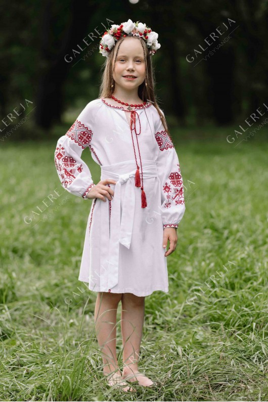 Сукня вишита для дівчинки «Зозуля»