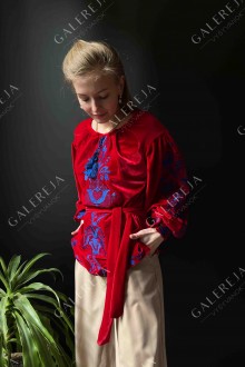Жіноча блузка «Оксамит»