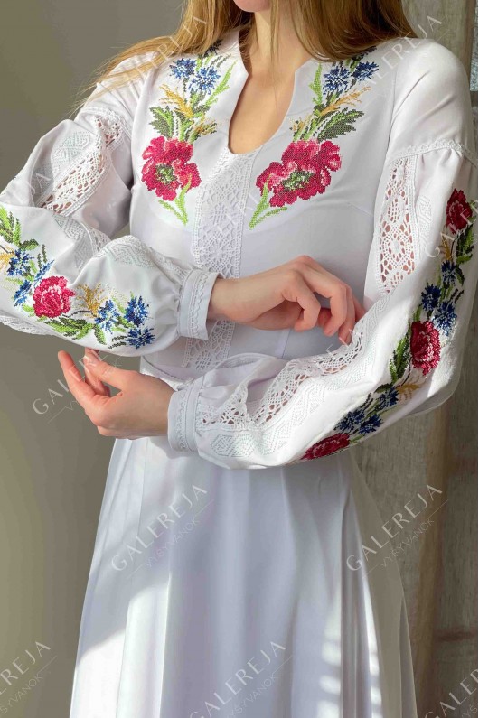 Жіноча вишита сукня "Польові квіти"