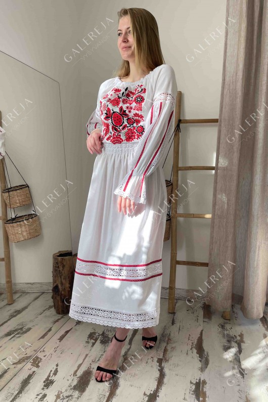 Жіноча вишита сукня «Щебетала пташечка»