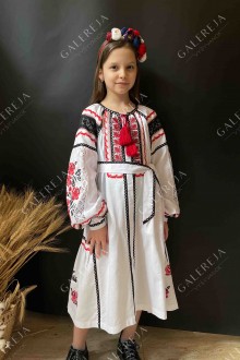 Dress embroidered for a girl "Rose"