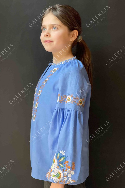Embroidered blouse for a girl "Victoria"