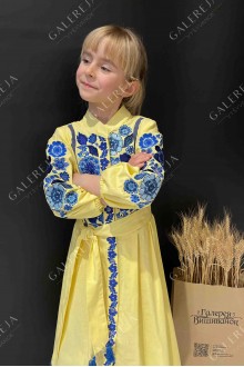 Embroidered dress for a girl "ГВ6831"