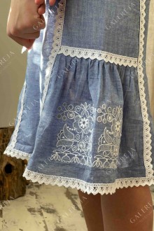 Embroidered dress for a girl "Merezhka"