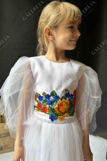 Exclusive dress for a girl "Flowers"