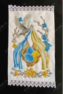 Easter towel "Patriotic dove" No. 20