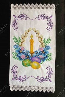 Easter towel "Candle" No. 20