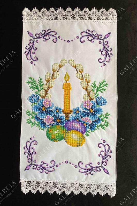 Easter towel "Candle" No. 20