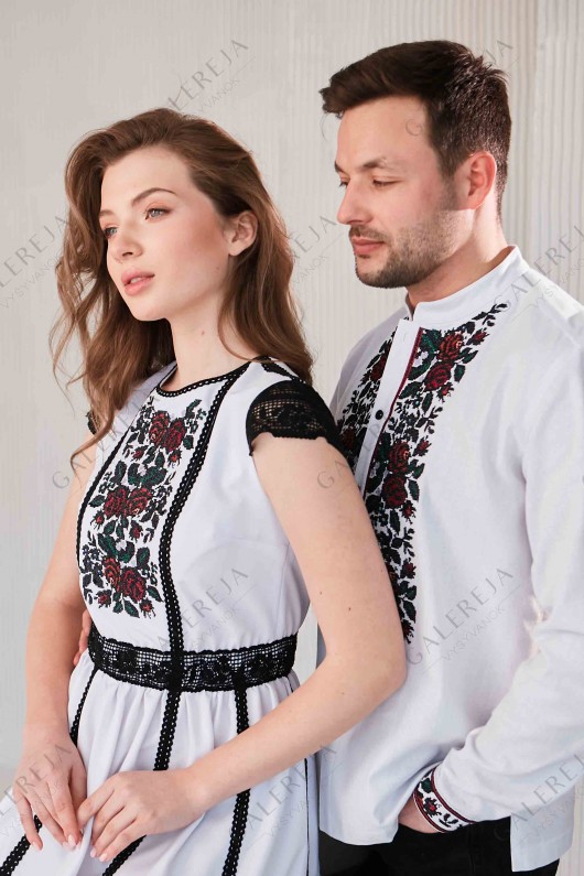 Dress embroidered "Borshchivske"