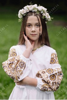 Сукня вишита для дівчинки «Петриківська»