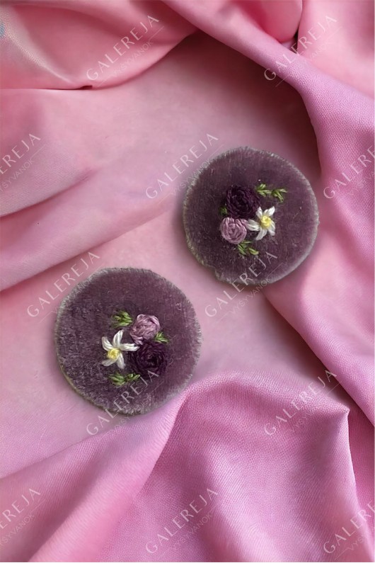 Set "Purple Flowers"