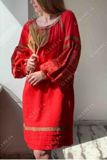 Dress embroidered "Meshka"