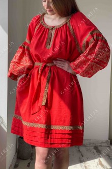 Dress embroidered "Meshka"