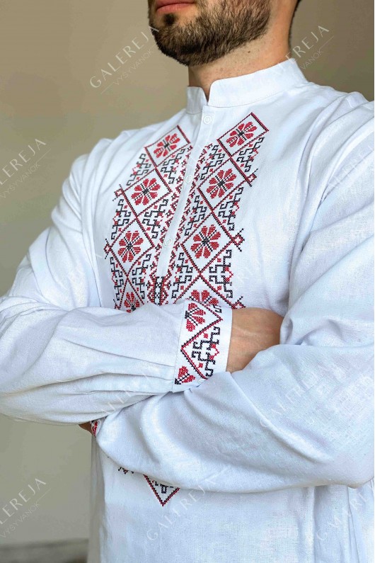 Men's embroidered shirt  "Alatyr" 