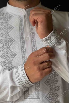 Men's embroidered shirt  "Diplomat"