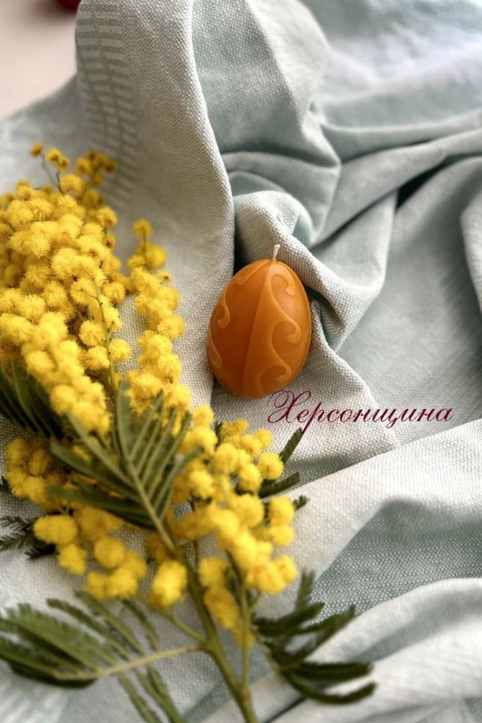 Beeswax candle "Khersonshchyna"
