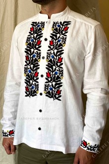 Men's embroidered jacket "Flowers"