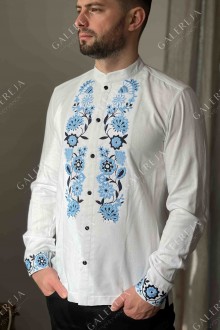Men's embroidered shirt "Flowers"