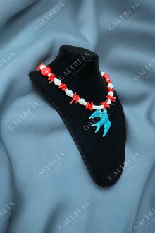 Necklace "Swallow Free" №212