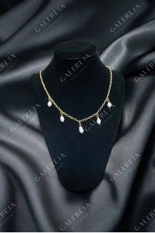 Necklace "Chain with gilding" No. 212