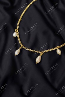 Necklace "Chain with gilding" No. 212