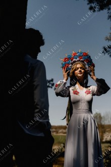 Жіноча вишита сукня "Польові квіти"