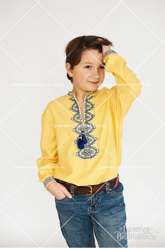 Сорочка вишита для хлопчика «Патріотична»
