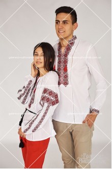 Чоловіча вишита сорочка «ГВ1411» та жіноча блузка «ГВ2411» 