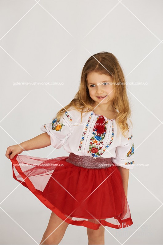 Блузка вишита для дівчинки «Софія» 