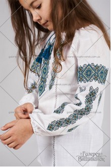 Блузка вишита для дівчинки «ГВ4411» 