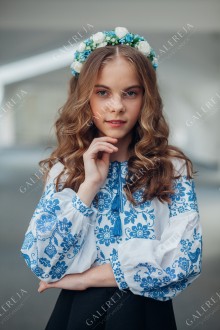 Блузка вишита для дівчинки підліток «Жар-птиця»