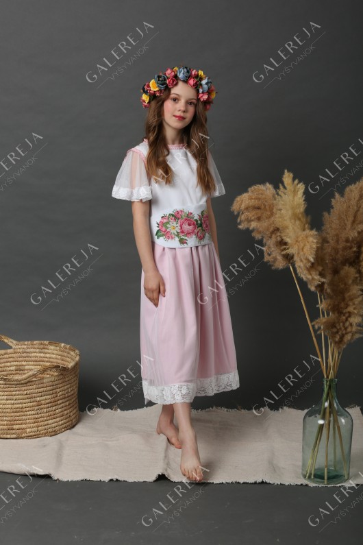 Ексклюзивна вишита сукня для дівчинки «Ромашка»