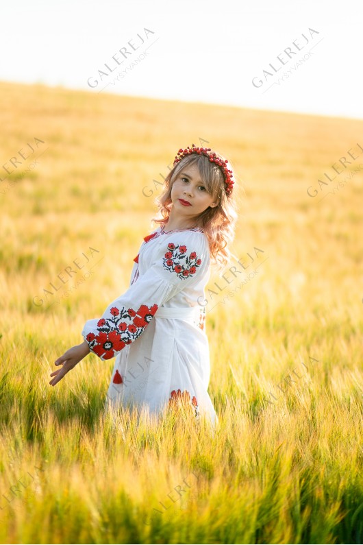 Сукня для дівчинки «Квіти Праги»