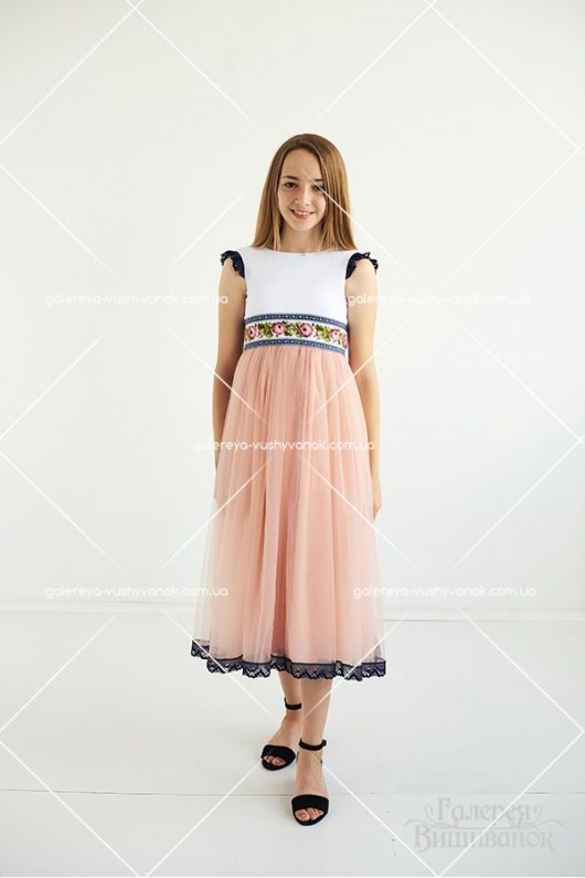 Ексклюзивна сукня для дівчинки «Ніжність»