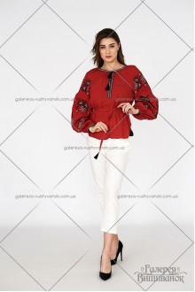Жіноча вишита блузка «ГВ2232»