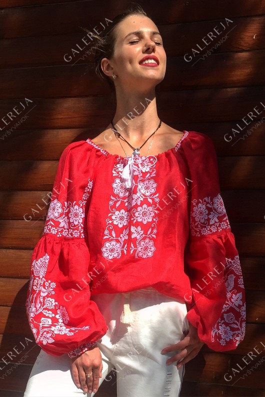 Жіноча вишита блузка «Жар-птиця» 