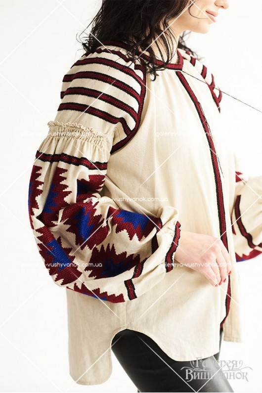 Ексклюзивна вишита жіноча блузка «Бохо»