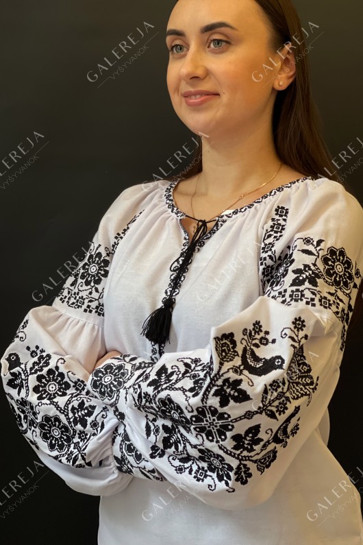 Жіноча вишита блузка «Жар-птиця»  